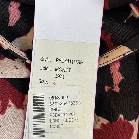 Parker Monet Black and Red Floral Mini Dress - Picture 8 of 8